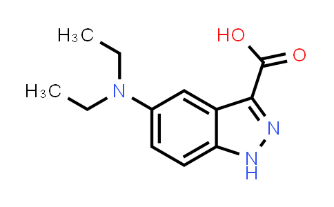 CAS No. 885520-53-6, 5-(diethylamino)-1H-indazole-3-carboxylic acid