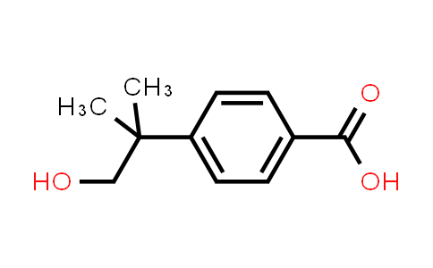 CAS No. 75492-21-6, 4-(1-hydroxy-2-methylpropan-2-yl)benzoic acid