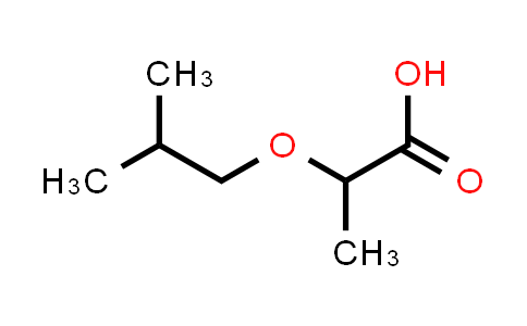 CAS No. 53103-74-5, 2-(2-methylpropoxy)propanoic acid
