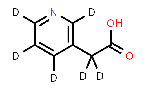 CAS No. 1190005-72-1, 2,2-dideuterio-2-(2,4,5,6-tetradeuterio-3-pyridyl)acetic acid