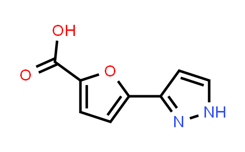 CAS No. 1015939-91-9, 5-(1H-pyrazol-3-yl)furan-2-carboxylic acid