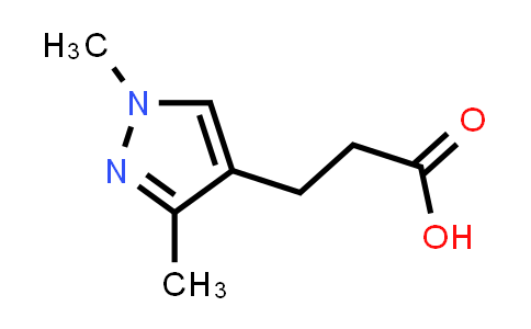 CAS No. 1006490-35-2, 3-(1,3-dimethyl-1H-pyrazol-4-yl)propanoic acid