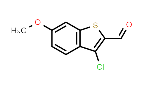 CAS No. 725737-28-0, 3-chloro-6-methoxy-1-benzothiophene-2-carbaldehyde