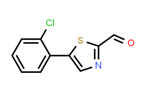 CAS No. 855300-97-9, 5-(2-chlorophenyl)-1,3-thiazole-2-carbaldehyde