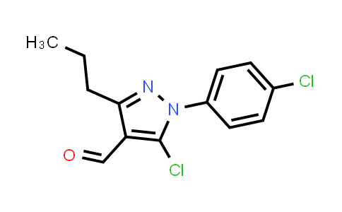 CAS No. 1152959-94-8, 5-chloro-1-(4-chlorophenyl)-3-propyl-1H-pyrazole-4-carbaldehyde