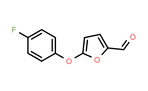 CAS No. 141580-53-2, 5-(4-fluorophenoxy)furan-2-carbaldehyde