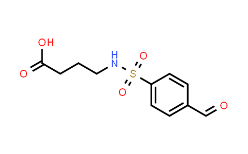 CAS No. 1307240-17-0, 4-(4-formylbenzenesulfonamido)butanoic acid