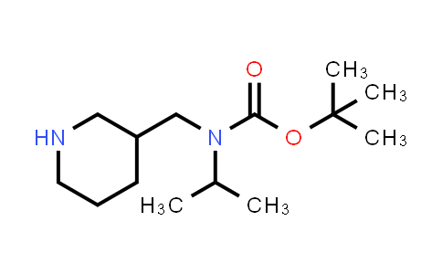 CAS No. 1193388-30-5, tert-butyl N-[(piperidin-3-yl)methyl]-N-(propan-2-yl)carbamate
