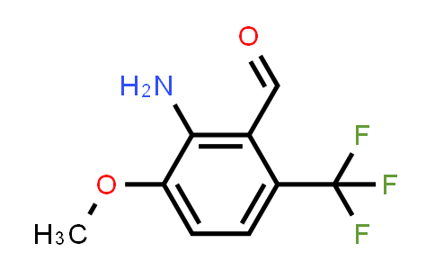 CAS No. 953040-19-2, 2-amino-3-methoxy-6-(trifluoromethyl)benzaldehyde