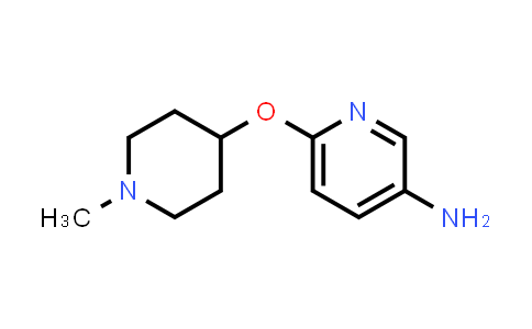 CAS No. 944401-79-0, 6-[(1-methylpiperidin-4-yl)oxy]pyridin-3-amine