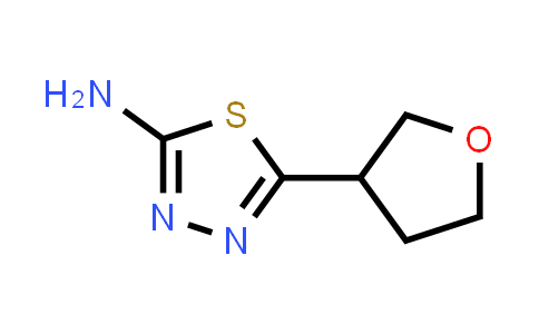 CAS No. 1250807-26-1, 5-(oxolan-3-yl)-1,3,4-thiadiazol-2-amine