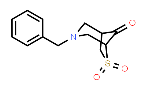 CAS No. 1384428-21-0, 3-benzyl-6,6-dioxo-6λ⁶-thia-3-azabicyclo[3.2.1]octan-8-one
