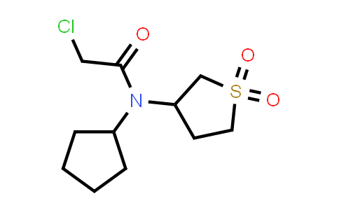 CAS No. 854137-78-3, 2-chloro-N-cyclopentyl-N-(1,1-dioxo-1λ⁶-thiolan-3-yl)acetamide