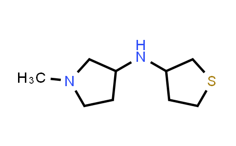 CAS No. 1248779-97-6, 1-methyl-N-(thiolan-3-yl)pyrrolidin-3-amine