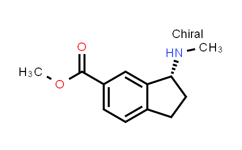 CAS No. 1246505-79-2, methyl (3R)-3-(methylamino)indane-5-carboxylate