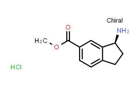 CAS No. 1246509-66-9, methyl (3S)-3-aminoindane-5-carboxylate hydrochloride