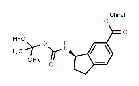 CAS No. 1365157-31-8, (3R)-3-(tert-butoxycarbonylamino)indane-5-carboxylic acid