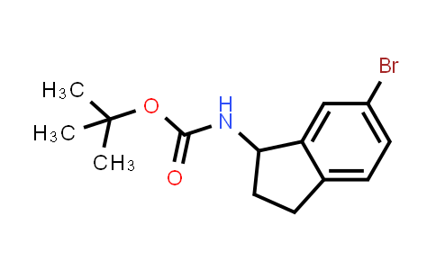 CAS No. 1414958-70-5, tert-butyl N-(6-bromoindan-1-yl)carbamate