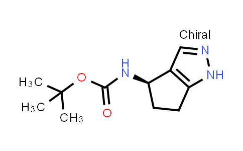 CAS No. 2439082-67-2, tert-butyl N-[(4R)-1,4,5,6-tetrahydrocyclopenta[c]pyrazol-4-yl]carbamate