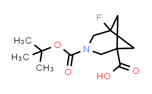 CAS No. 2344681-61-2, 3-tert-butoxycarbonyl-5-fluoro-3-azabicyclo[3.1.1]heptane-1-carboxylic acid