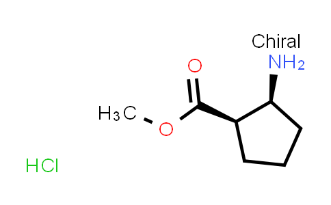 CAS No. 380227-38-3, methyl (1R,2S)-2-aminocyclopentanecarboxylate hydrochloride