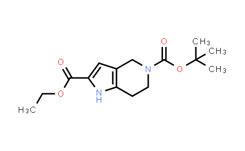 DY585605 | 1060814-39-2 | O5-tert-butyl O2-ethyl 1,4,6,7-tetrahydropyrrolo[3,2-c]pyridine-2,5-dicarboxylate