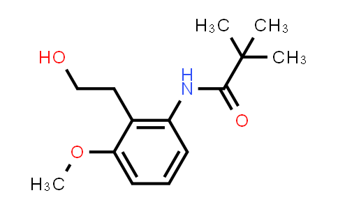 CAS No. 76093-72-6, N-[2-(2-hydroxyethyl)-3-methoxy-phenyl]-2,2-dimethyl-propanamide
