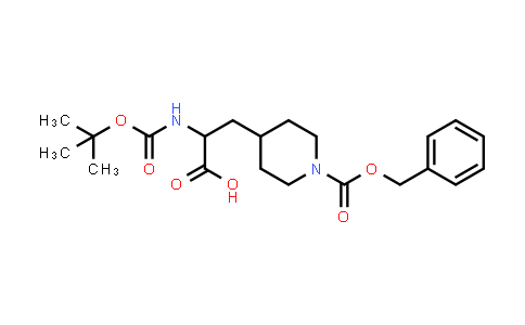 CAS No. 195877-90-8, 3-(1-benzyloxycarbonyl-4-piperidyl)-2-(tert-butoxycarbonylamino)propanoic acid