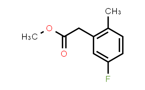 CAS No. 1427451-38-4, methyl 2-(5-fluoro-2-methyl-phenyl)acetate