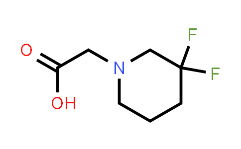 CAS No. 1240018-55-6, 2-(3,3-difluoro-1-piperidyl)acetic acid