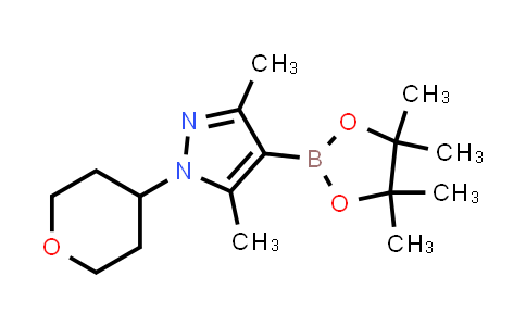 CAS No. 2246602-45-7, 3,5-dimethyl-1-tetrahydropyran-4-yl-4-(4,4,5,5-tetramethyl-1,3,2-dioxaborolan-2-yl)pyrazole