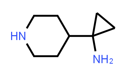 CAS No. 1266132-36-8, 1-(4-piperidyl)cyclopropanamine
