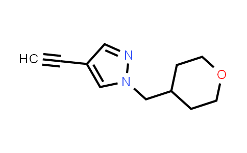 CAS No. 2098072-57-0, 4-ethynyl-1-(tetrahydropyran-4-ylmethyl)pyrazole