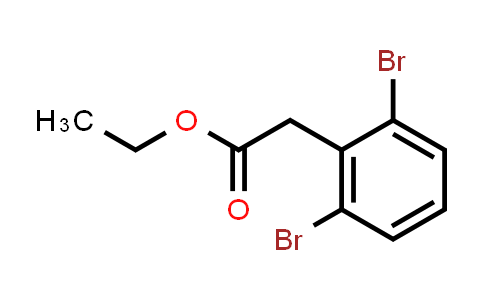 CAS No. 2114712-43-3, ethyl 2-(2,6-dibromophenyl)acetate