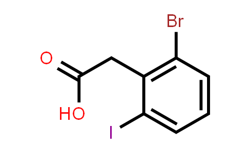 CAS No. 1234562-65-2, 2-(2-bromo-6-iodo-phenyl)acetic acid