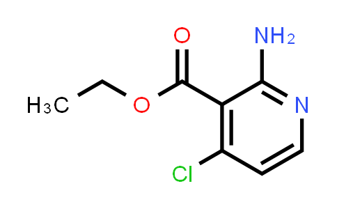 CAS No. 1554141-51-3, ethyl 2-amino-4-chloro-pyridine-3-carboxylate