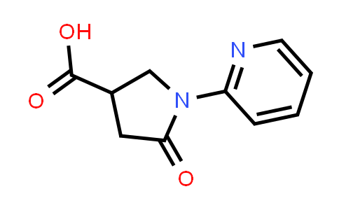 CAS No. 39629-95-3, 5-oxo-1-(2-pyridyl)pyrrolidine-3-carboxylic acid