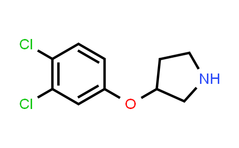 CAS No. 356558-49-1, 3-(3,4-dichlorophenoxy)pyrrolidine