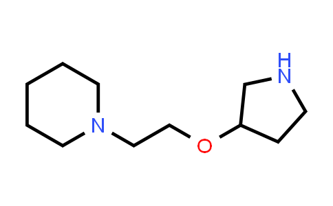 CAS No. 70001-70-6, 1-(2-pyrrolidin-3-yloxyethyl)piperidine