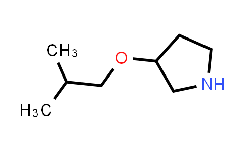CAS No. 1216229-63-8, 3-isobutoxypyrrolidine
