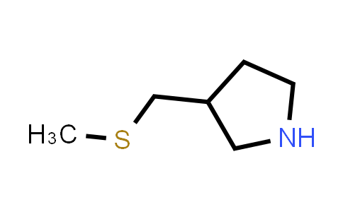 CAS No. 164666-08-4, 3-(methylsulfanylmethyl)pyrrolidine