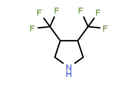 CAS No. 1355004-85-1, 3,4-bis(trifluoromethyl)pyrrolidine