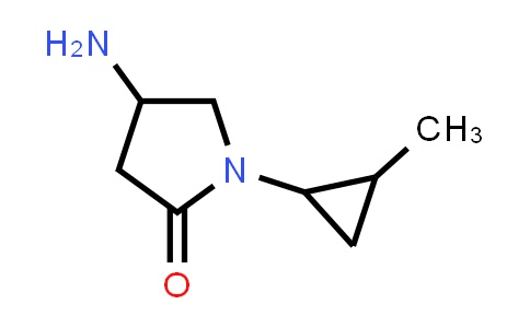 CAS No. 1249788-51-9, 4-amino-1-(2-methylcyclopropyl)pyrrolidin-2-one