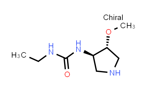 CAS No. 1909287-62-2, 1-ethyl-3-[(3R,4R)-4-methoxypyrrolidin-3-yl]urea