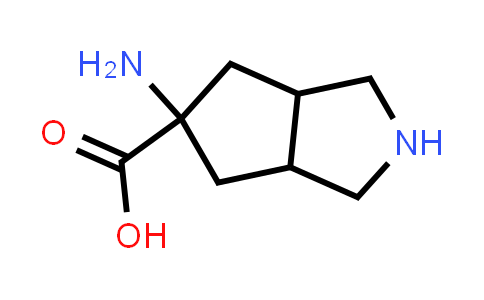CAS No. 1172692-76-0, 5-amino-2,3,3a,4,6,6a-hexahydro-1H-cyclopenta[c]pyrrole-5-carboxylic acid