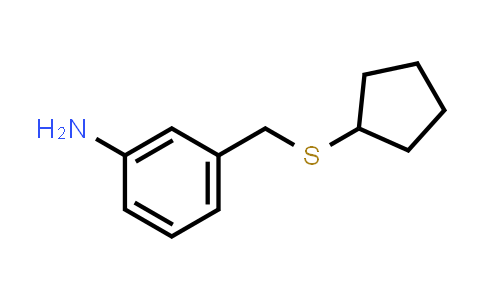 CAS No. 93137-03-2, 3-(cyclopentylsulfanylmethyl)aniline