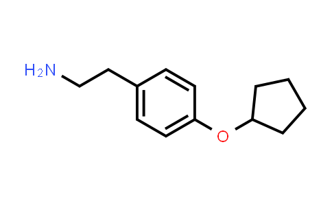CAS No. 663597-25-9, 2-[4-(cyclopentoxy)phenyl]ethanamine