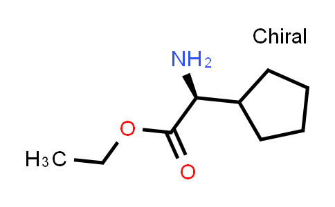 CAS No. 820964-61-2, ethyl (2S)-2-amino-2-cyclopentyl-acetate