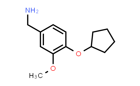 CAS No. 953740-86-8, [4-(cyclopentoxy)-3-methoxy-phenyl]methanamine