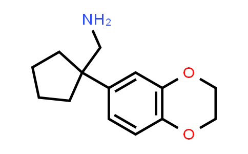 CAS No. 369400-27-1, [1-(2,3-dihydro-1,4-benzodioxin-6-yl)cyclopentyl]methanamine